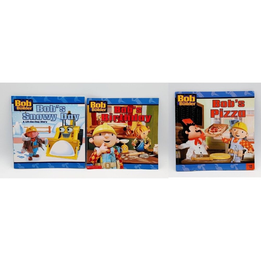 Bob The Builder, Set Of 3 Books Vintage Paperback